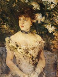 Berthe Morisot Young Woman in Evening Dress china oil painting image